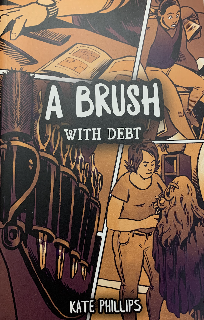 Cover art for A Brush with Debt by Kate Phillips