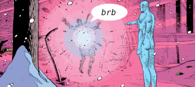 a silly panel from Watchmen