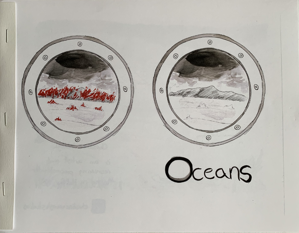 Cover for Oceans by Christine Waugh