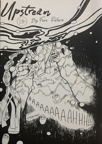 Fern Pellerin's cover for Upstream